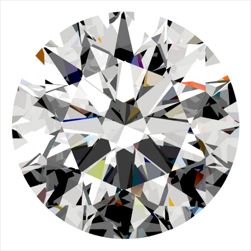 0.36 carat G-VS2 Excellent cut Natūralus Round Deimantas (1)