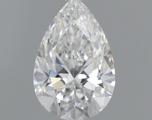0.43 carat F-VVS2 Natūralus Pear Deimantas (1)