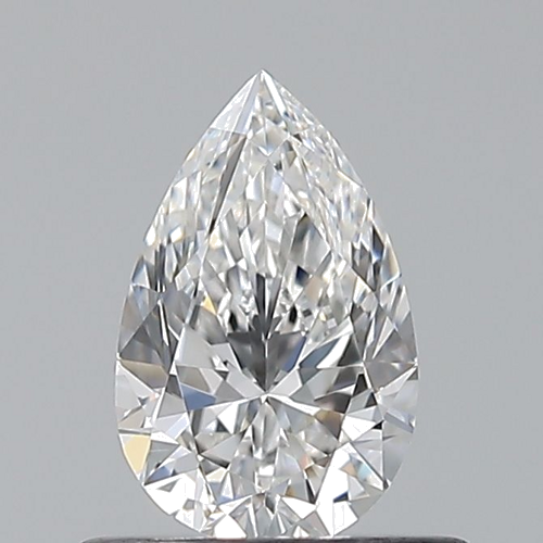 0.5 carat E-VVS2 Natūralus Pear Deimantas (1)