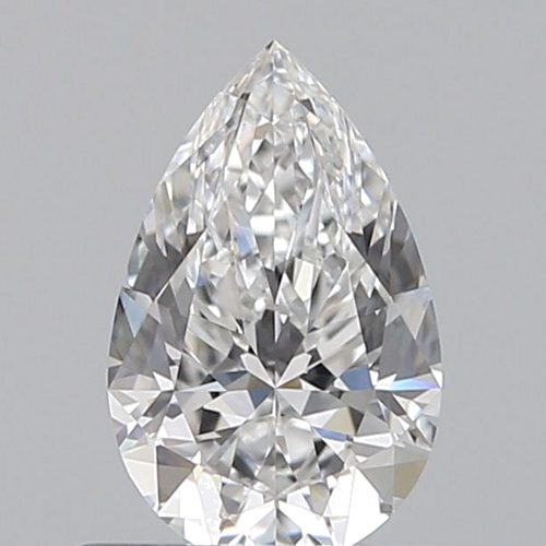 0.52 carat E-VVS1 Natūralus Pear Deimantas (1)