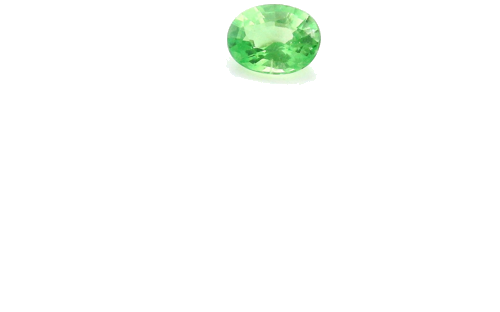 0.39 carat GREEN Oval Garnet (1)