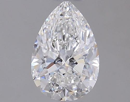 0.6 carat E-VS1 Natūralus Pear Deimantas (1)
