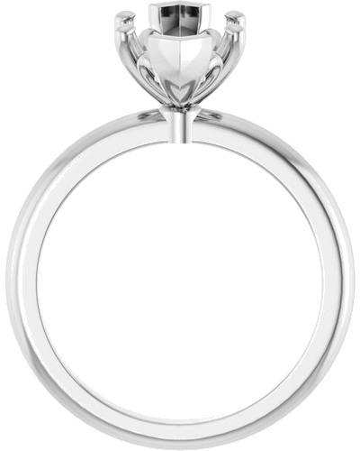 Sužadėtuvių Žiedas „Solitaire“ 14k white gold Marquise 15mm x 7mm (2)