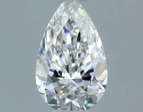 0.3 carat F-VVS2 Natūralus Pear Deimantas (1)