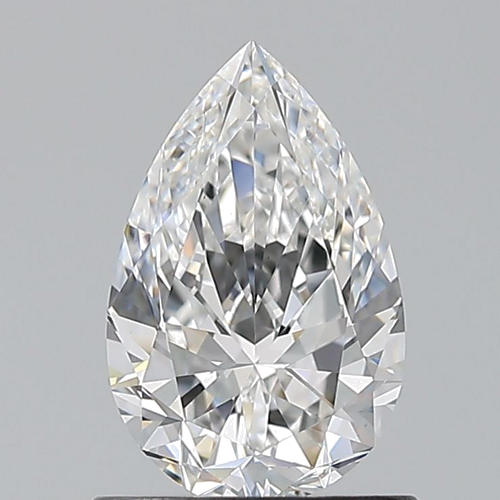 0.9 carat E-VS1 Natūralus Pear Deimantas (1)