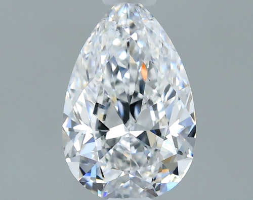 0.5 carat D-VS2 Natūralus Pear Deimantas (1)
