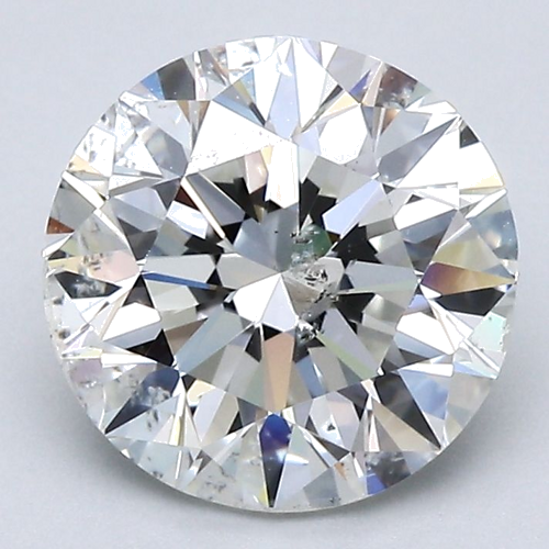 2.5 carat H-SI2 Excellent cut Natūralus Round Deimantas (1)
