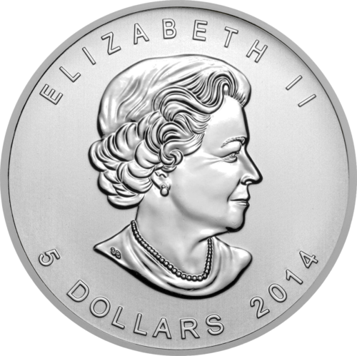 1 oz Сив орел 2014 Канада сребърна монета (2)