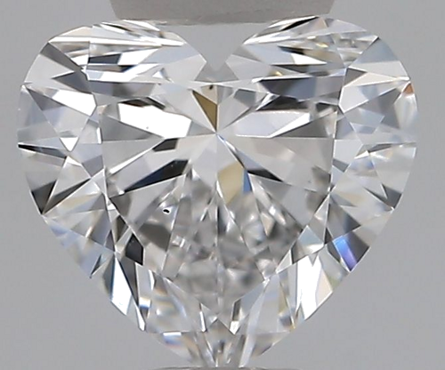 0.6 carat E-VS2 Natūralus Heart Deimantas (1)