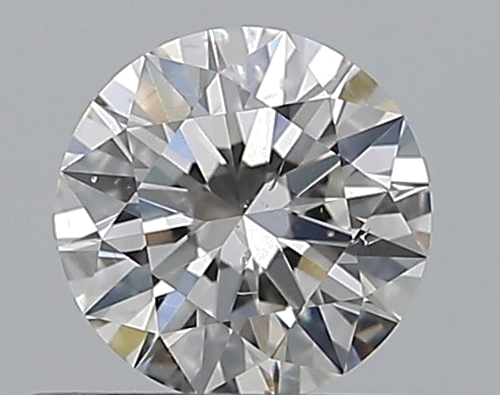 0.51 carat G-SI2 Excellent cut Natūralus Round Deimantas (1)