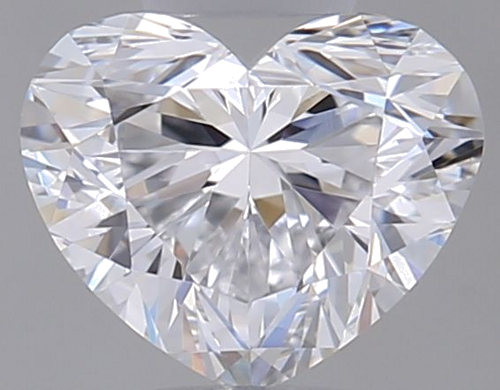 0.45 carat D-VVS2 Natūralus Heart Deimantas (1)