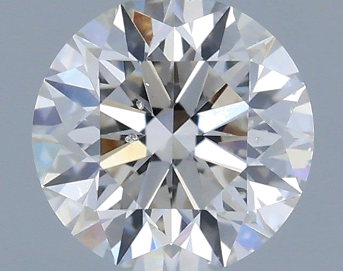 0.52 carat I-SI1 Excellent cut Natūralus Round Deimantas (1)