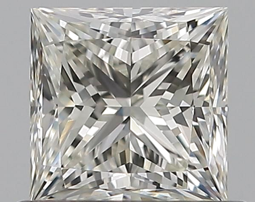 0.61 carat J-VVS1 Natūralus Princess Deimantas (1)