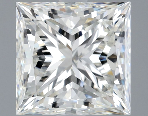 2.01 carat H-VS2 Natūralus Princess Deimantas (1)
