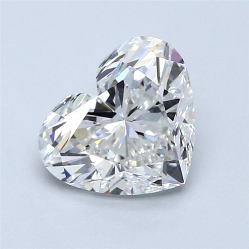 1.7 carat G-VS2 Natūralus Heart Deimantas (1)