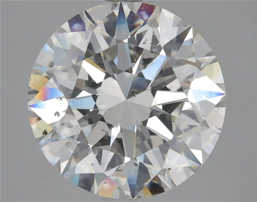 5.1 carat H-SI2 Excellent cut Natūralus Round Deimantas (1)