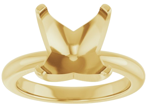Sužadėtuvių Žiedas „Solstice Solitaire®“ 10k yellow gold Round 12mm (3)