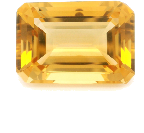 16.23 carat YELLOW STEP cut Octagonal Citrine (1)