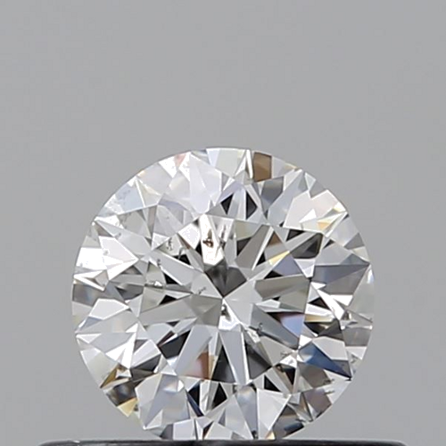 0.42 carat F-SI2 Excellent cut Natūralus Round Deimantas (1)
