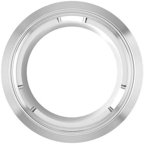 14K White 6 mm Round Slide Pendant Mounting (1)