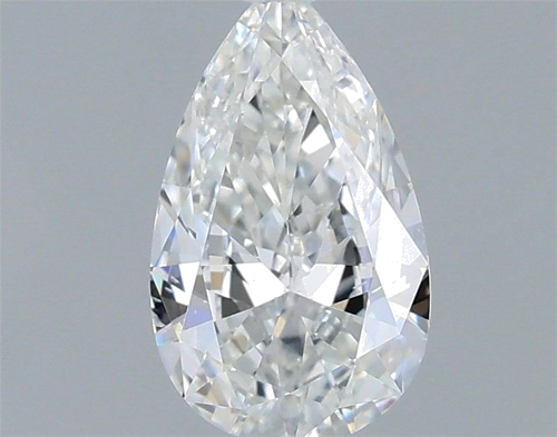 0.5 carat G-SI1 Natūralus Pear Deimantas (1)