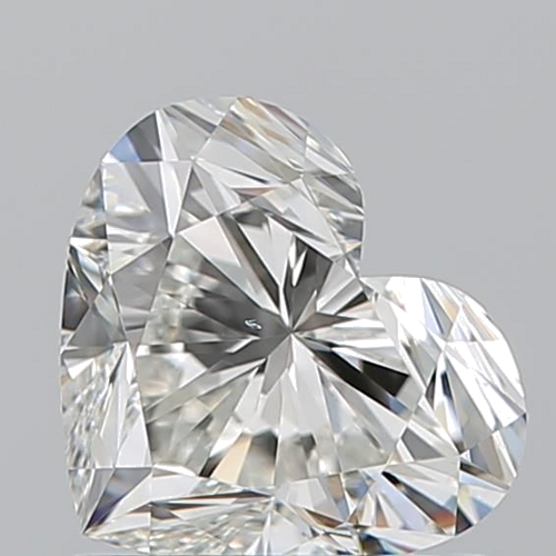 1.01 carat I-VS2 Natūralus Heart Deimantas (1)