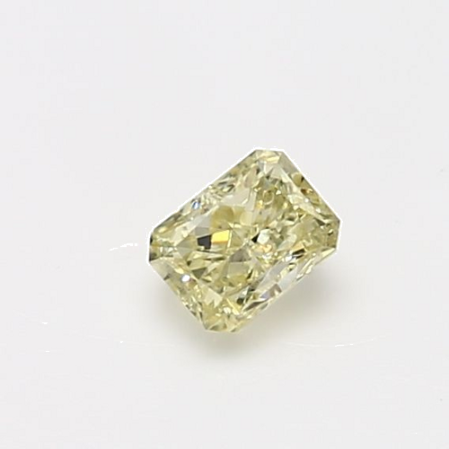 0.41 carat Fancy Light Yellow-SI1 Natūralus Radiant Deimantas (1)