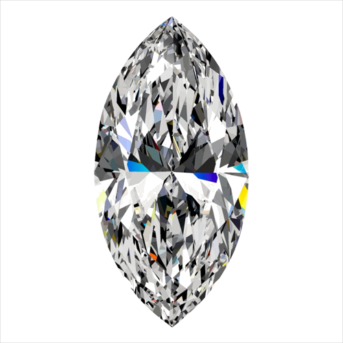 0.3 carat F-VVS1 Natūralus Marquise Deimantas (1)