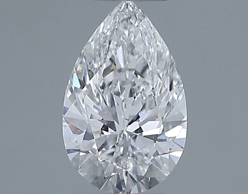 0.6 carat E-SI1 Natūralus Pear Deimantas (1)