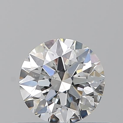 0.5 carat F-SI2 Excellent cut Natūralus Round Deimantas (1)