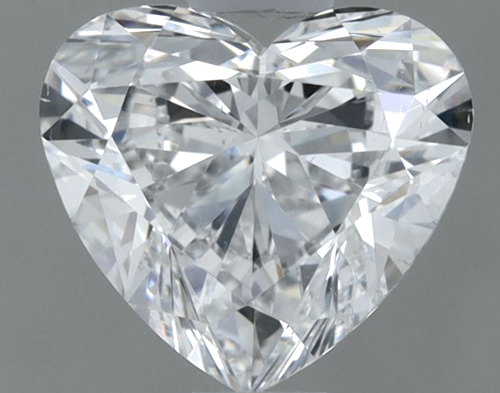0.69 carat D-SI1 Natūralus Heart Deimantas (1)