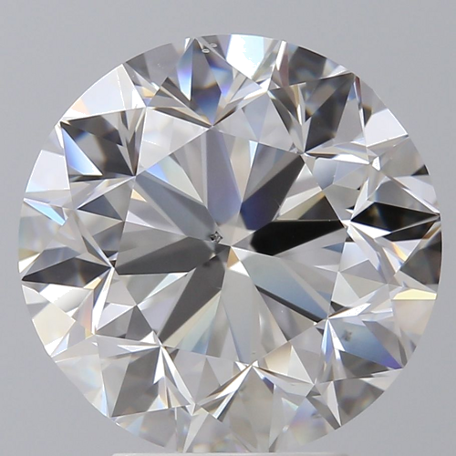 4.0 carat F-SI1 Very Good cut Natūralus Round Deimantas (1)