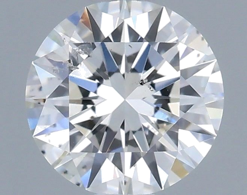 0.51 carat G-SI2 Excellent cut Natūralus Round Deimantas (1)