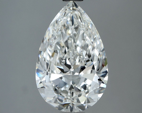 2.5 carat G-VS2 Natūralus Pear Deimantas (1)