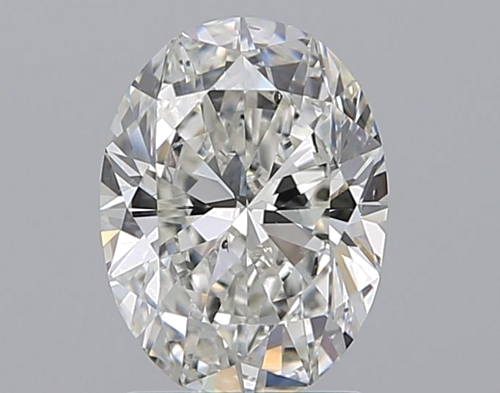 1.7 carat H-SI1 Natūralus Oval Deimantas (1)
