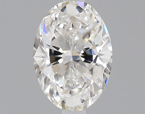 0.5 carat F-VVS2 Natūralus Oval Deimantas (1)