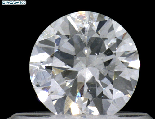 0.41 carat E-SI1 GD cut Natūralus Round Deimantas (1)