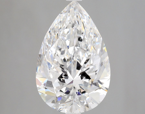 3.01 carat D-SI2 Natūralus Pear Deimantas (1)