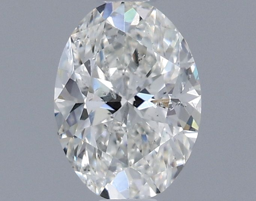 0.5 carat H-SI2 Natūralus Oval Deimantas (1)