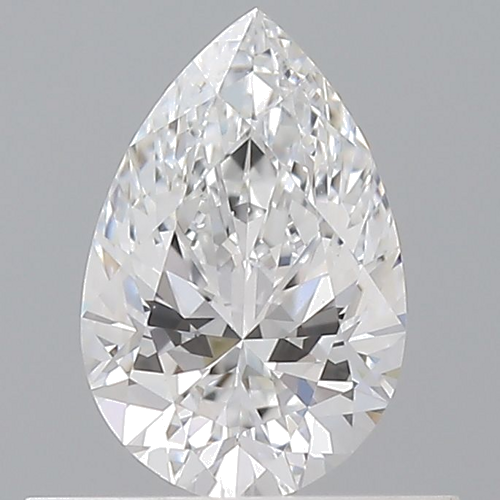 0.5 carat D-VS2 Natūralus Pear Deimantas (1)