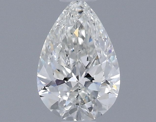 0.35 carat H-SI1 Natūralus Pear Deimantas (1)