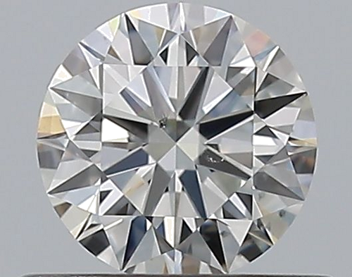 0.53 carat G-SI1 Excellent cut Natūralus Round Deimantas (1)