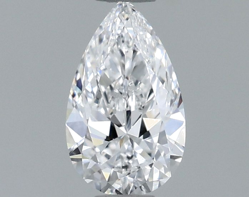 0.6 carat E-VVS2 Natūralus Pear Deimantas (1)