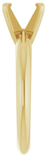 Sužadėtuvių Žiedas „Solitaire“ 585 Geltonojo Aukso Round 7mm (4)