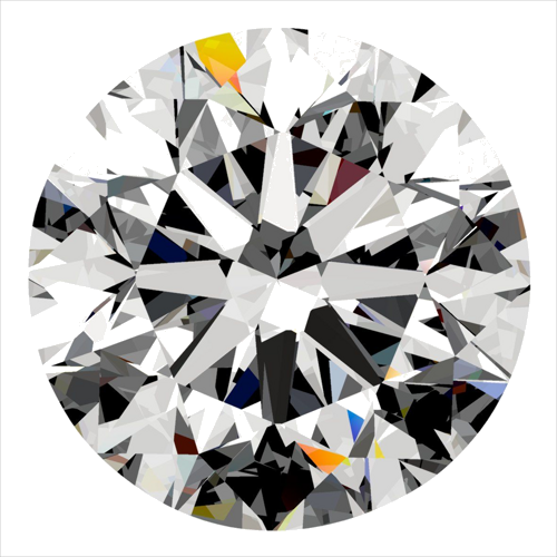 0.4 carat F-VS1 Very Good cut Natūralus Round Deimantas (1)