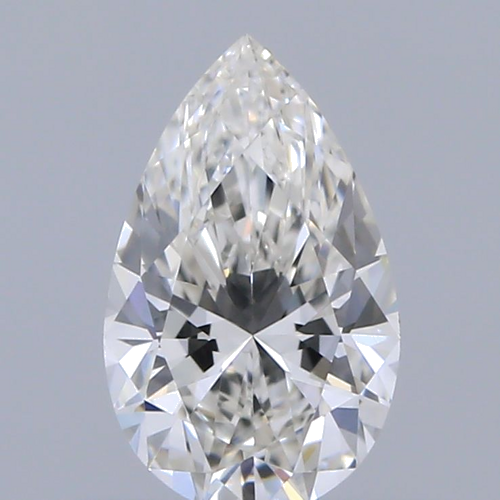 0.52 carat H-VVS2 Natūralus Pear Deimantas (1)