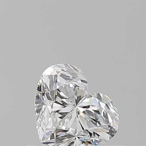 0.52 carat F-VS2 Natūralus Heart Deimantas (1)