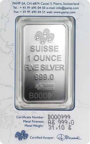 1 oz Silver Bar Fortuna PAMP Rose (2)