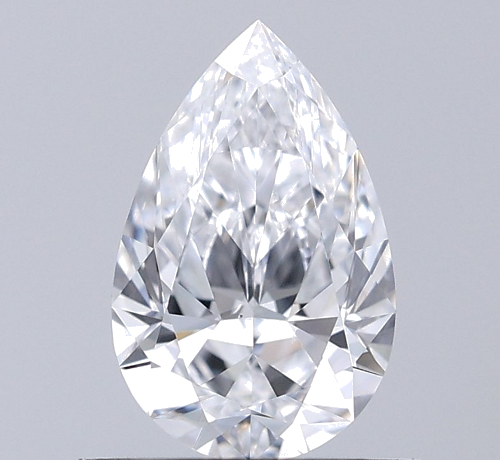 0.6 carat D-SI1 Natūralus Pear Deimantas (1)