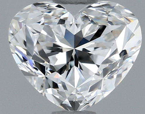 1.0 carat G-VVS2 Natūralus Heart Deimantas (1)